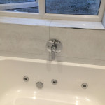 white bath with chrome handle in Tilehurst, Reading