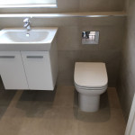 modern toilet with floating style sink in Tilehurst, Reading