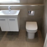 modern toilet with floating style sink in Tilehurst, Reading