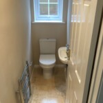 narrow ensuite toilet in Tilehurst, Reading